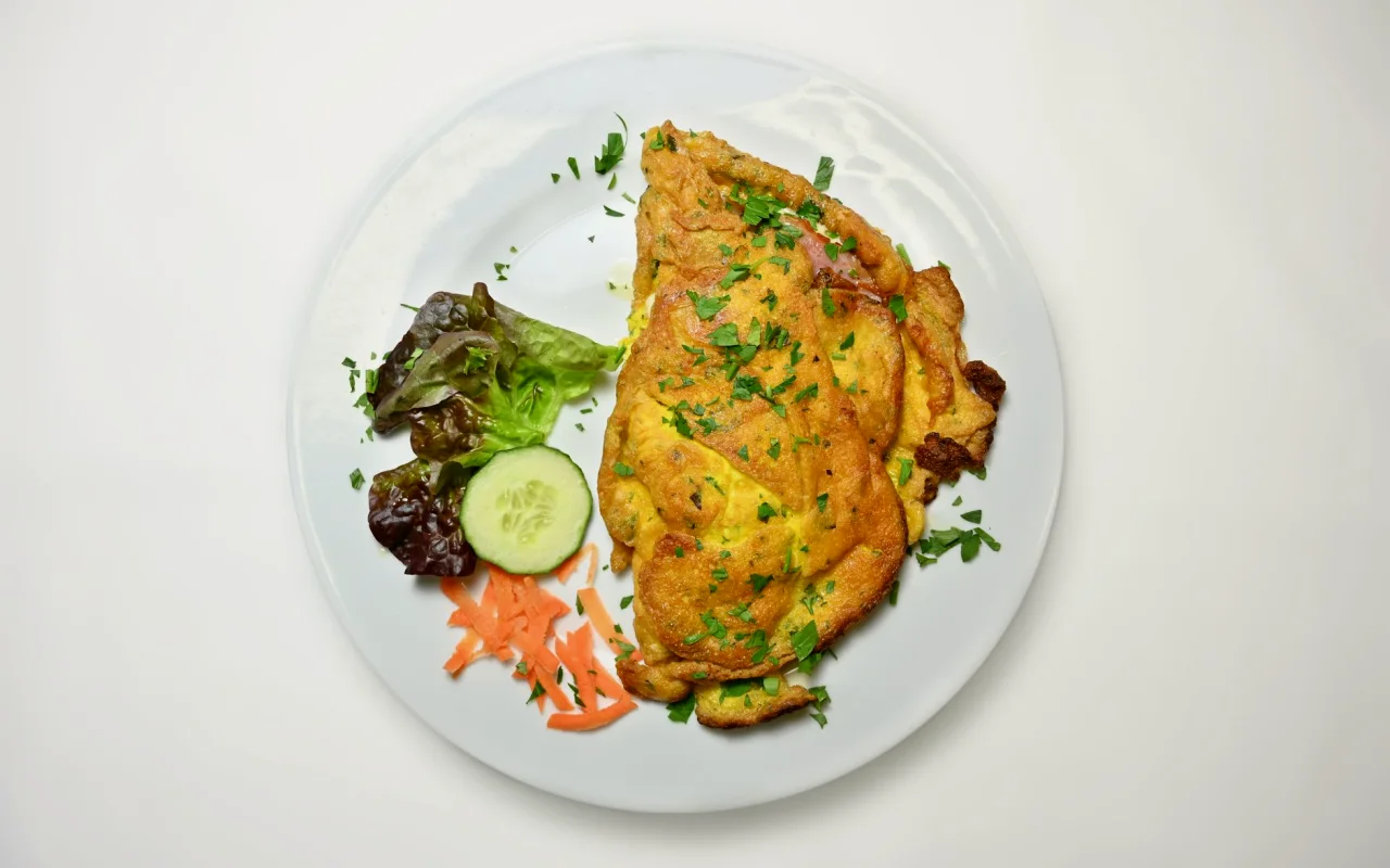 Leberkäse mit Spiegelei